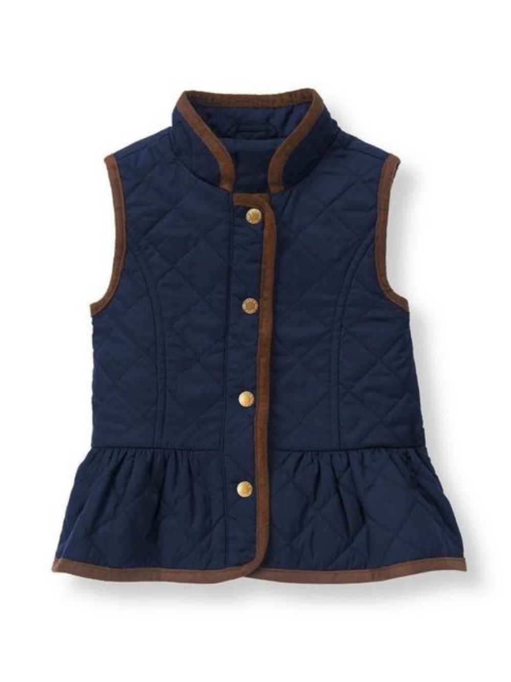 Janie & Jack Quilted Girl’s 18-24 Months Baby Peplum Vest